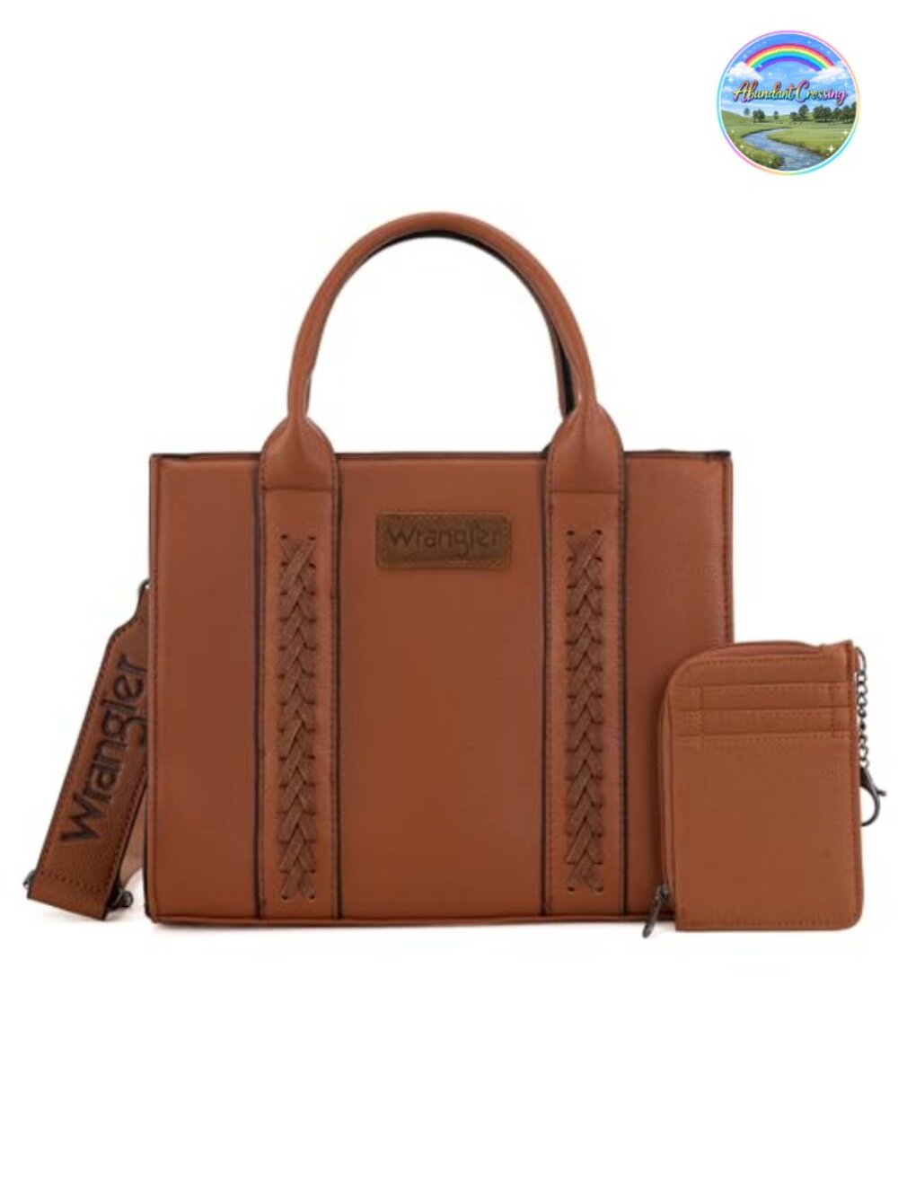 Wrangler Tote Bag for Women Satchel Top-handle with Card Holder